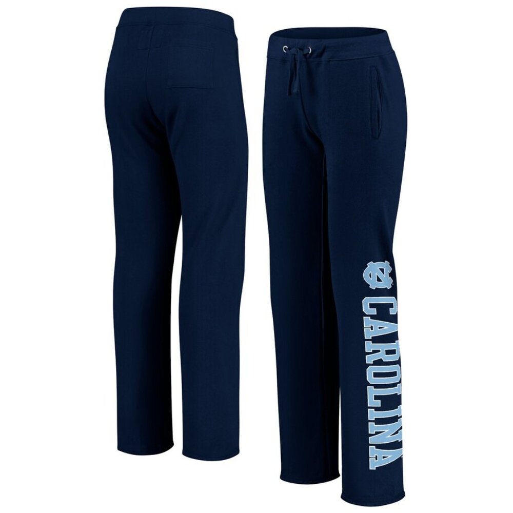 Women's Fanatics Navy Blue UNC Tar Heels Sideblock Sweatpants